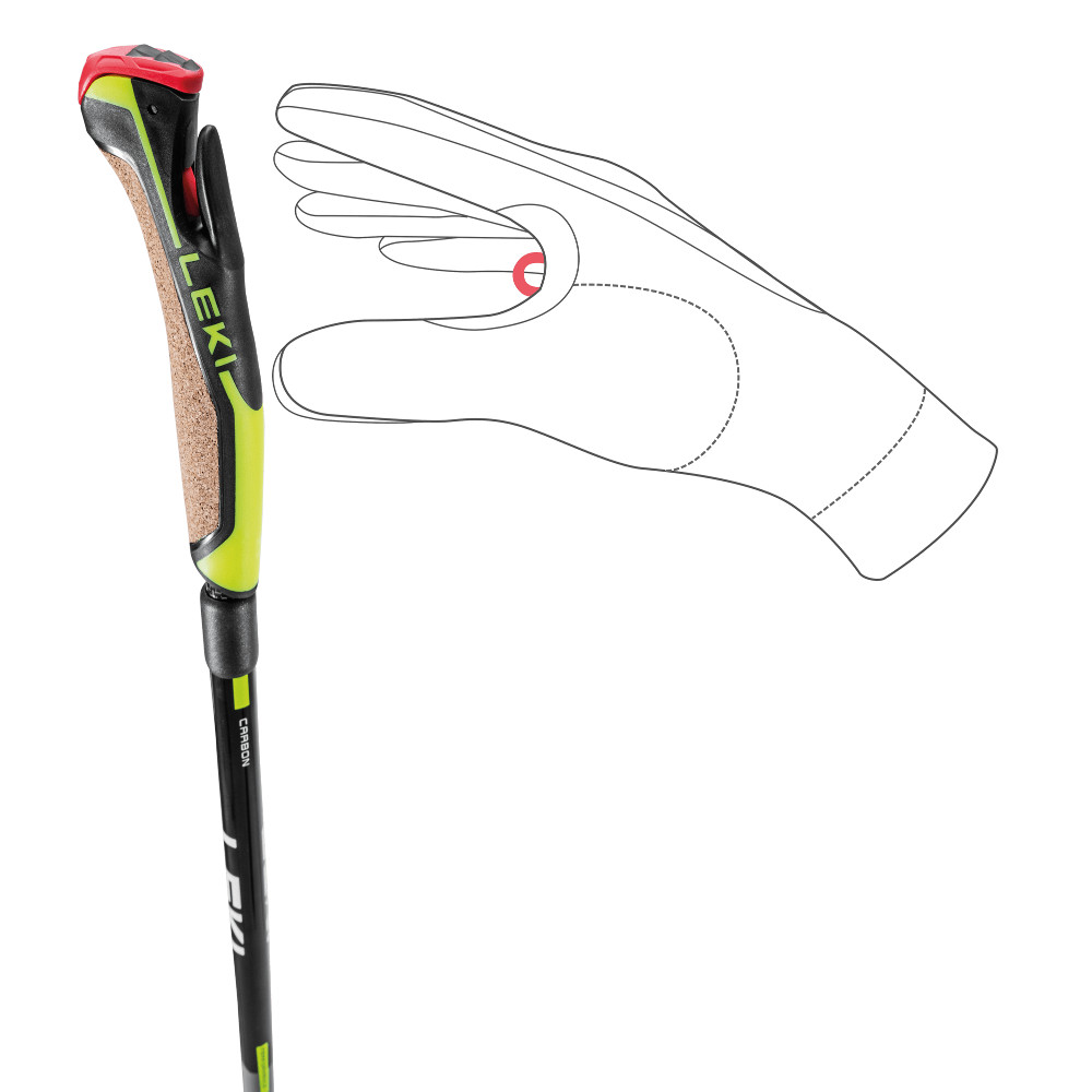Nordic Walking hole LEKI Speed Pacer Vario 105 cm - Obrázek 3