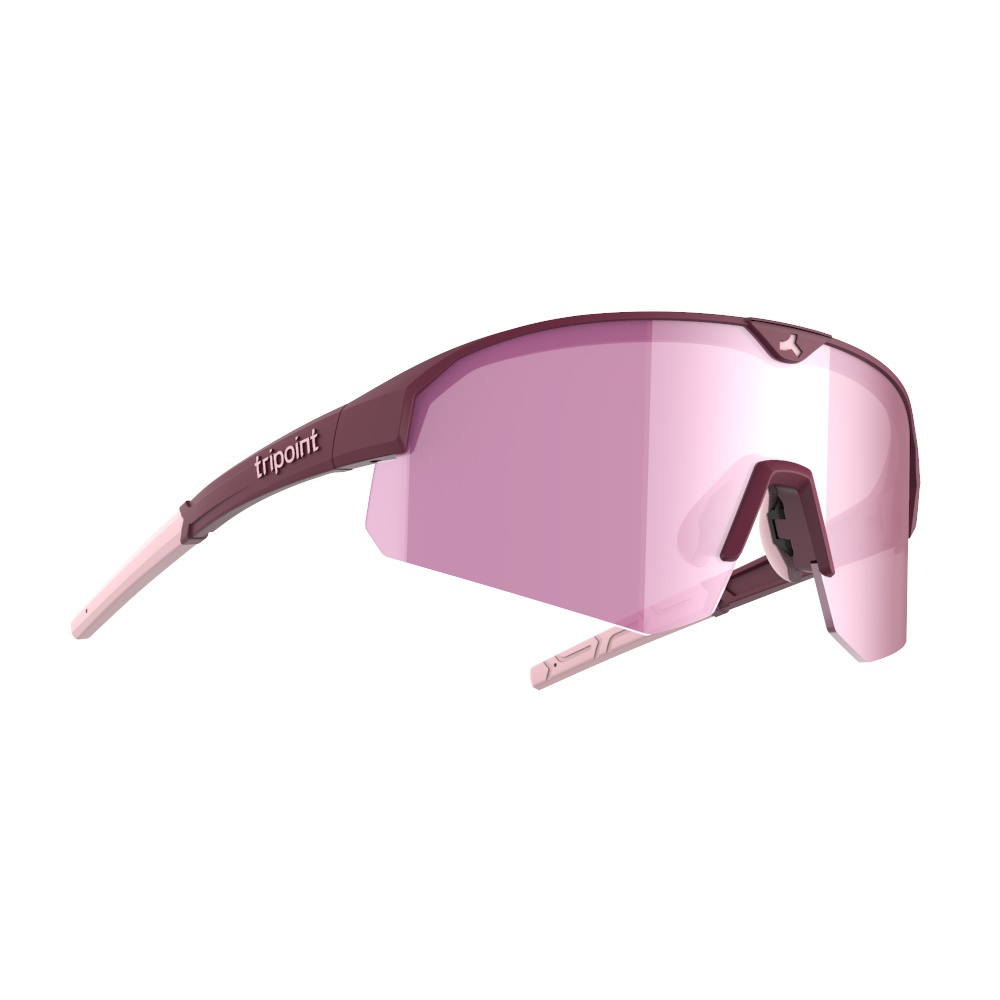 Sportovní sluneční brýle Tripoint Lake Victoria Small Matt Burgundy Brown /w Pink Multi Cat.3