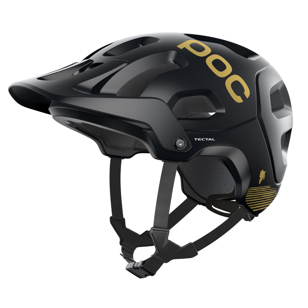 Cyklo přilba POC Tectal Fabio Ed. 2022 Uranium Black Matt/Gold - M (55-58)