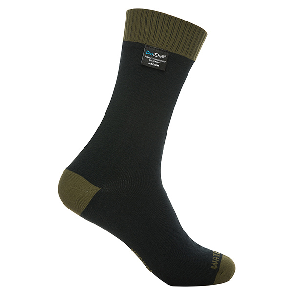 Nepromokavé ponožky DexShell Thermlite  Olive Green  S (36-38)