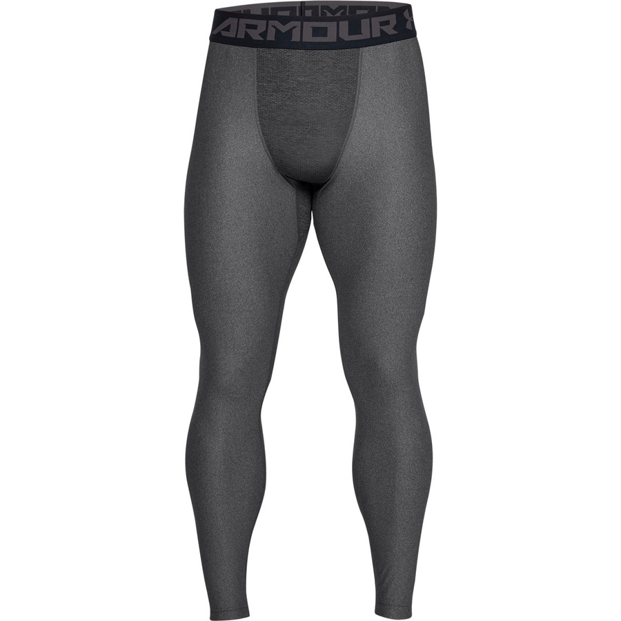 Pánské kompresní legíny Under Armour HG Armour 2.0 Legging Carbon Heather - XL