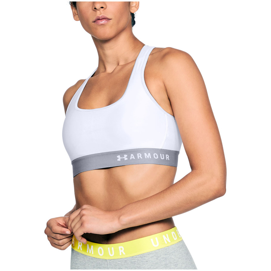 Dámská sportovní podprsenka Under Armour Mid Crossback Lipstick XS (obrázek 9)