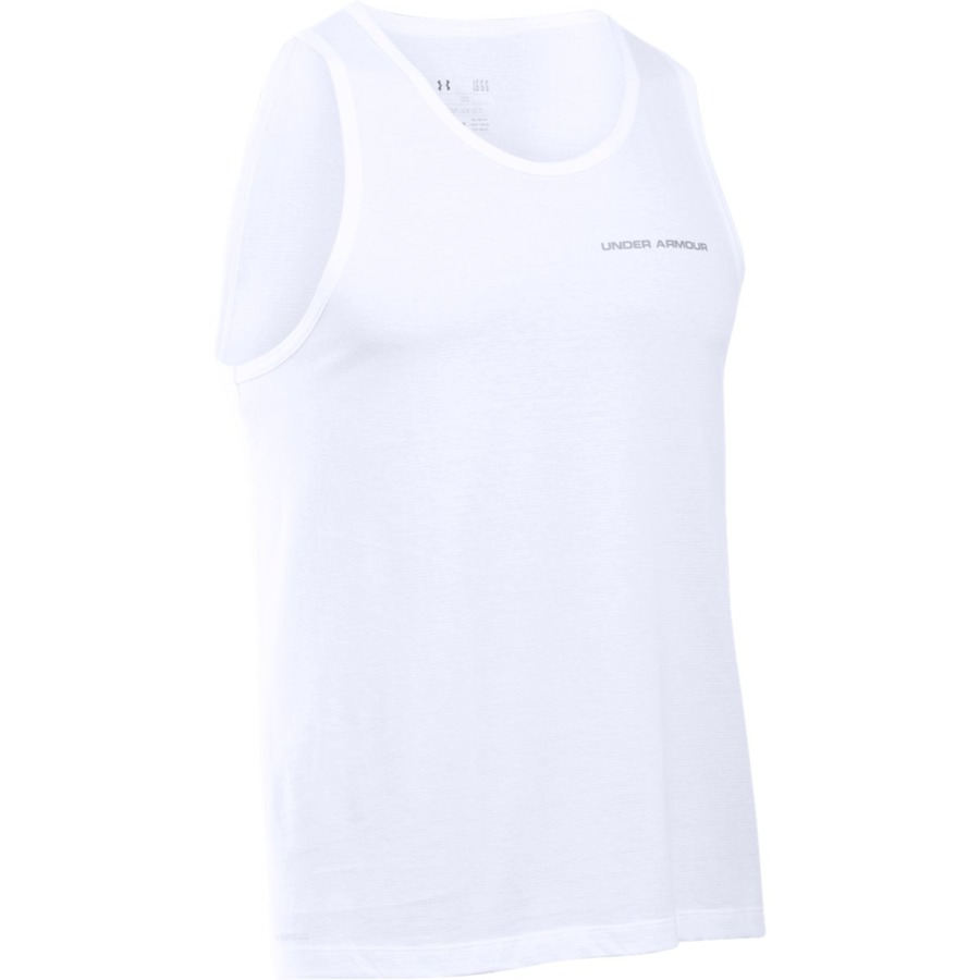 Pánské tílko Under Armour Charged Cotton Tank  Solitude  S