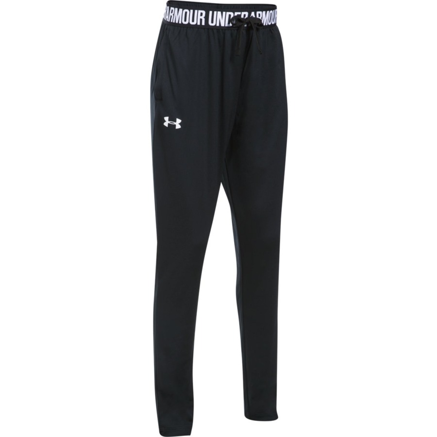 Dívčí tepláky Under Armour Tech Jogger  YS  Black/Black/White