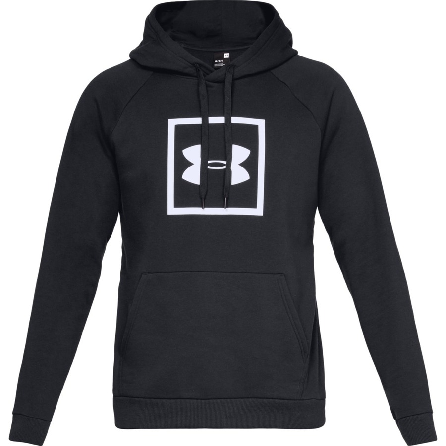 Pánská Mikina Under Armour Rival Fleece Logo Hoodie Black/white
