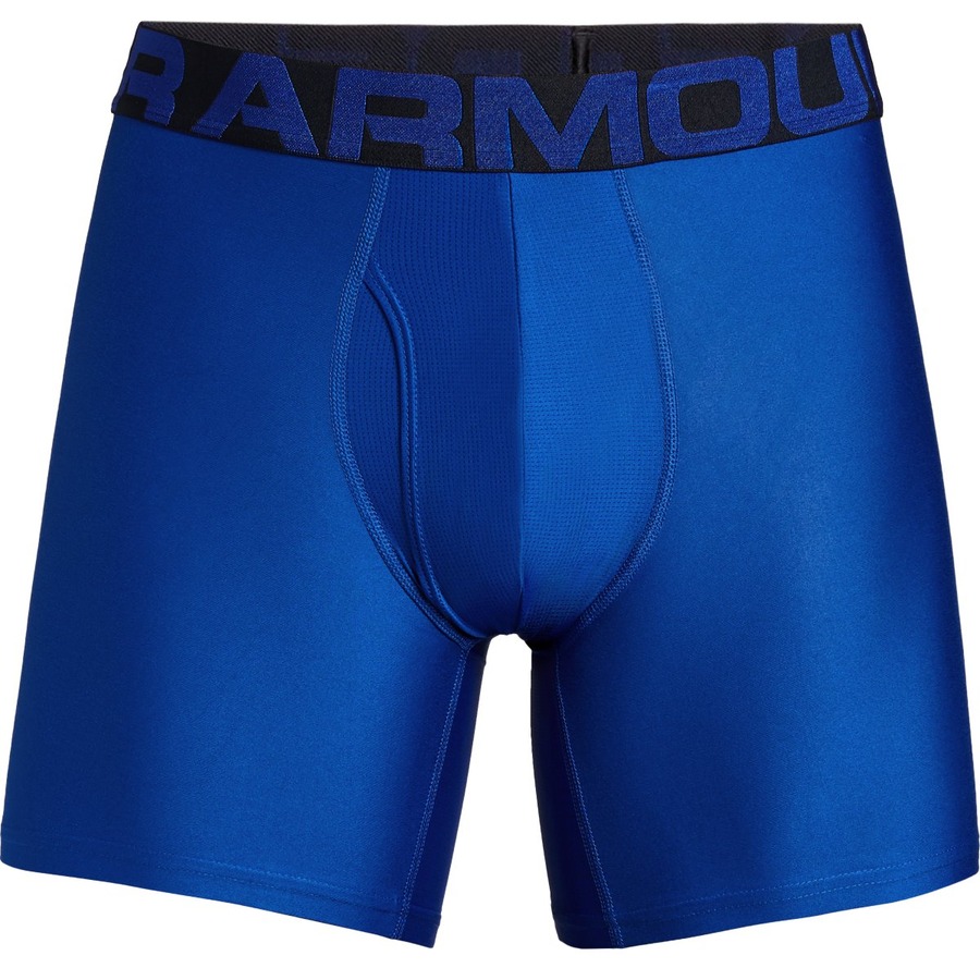 Levně Pánské boxerky Under Armour Tech 6in 2 Pack Royal M