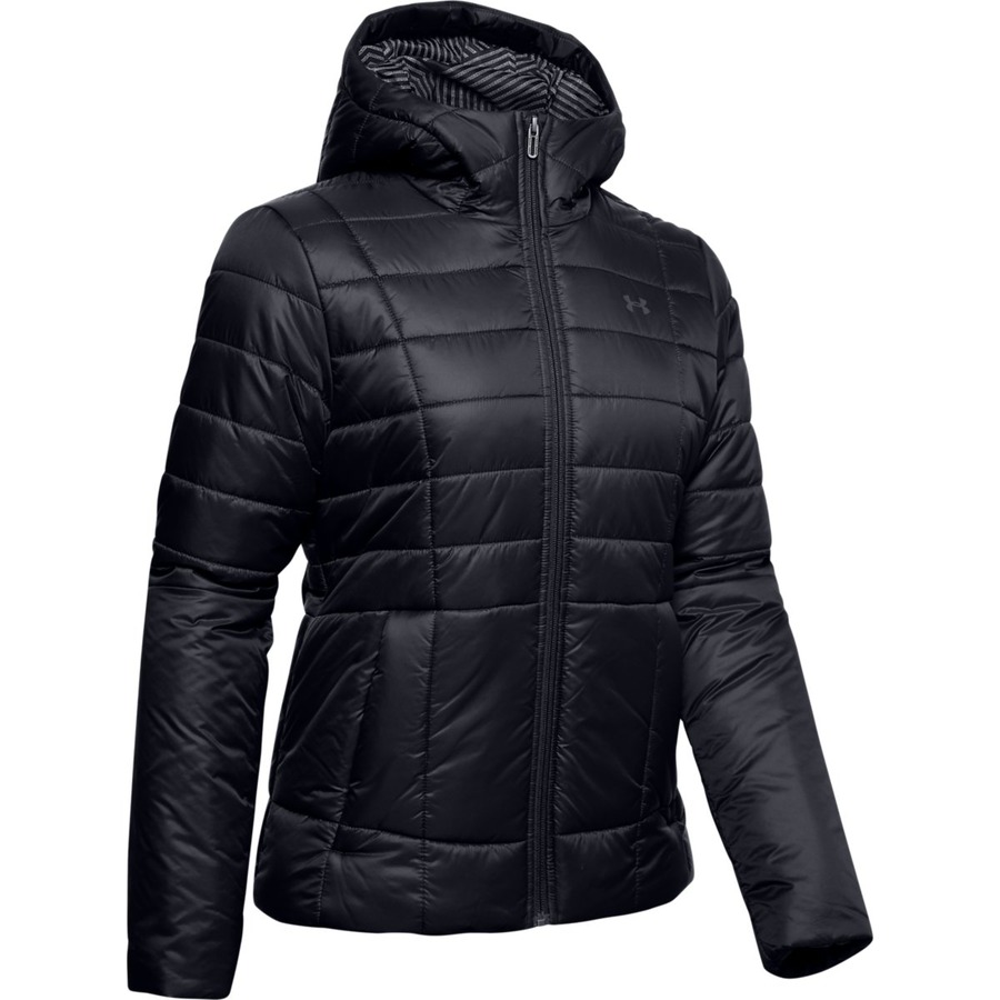 Levně Dámská bunda Under Armour UA Armour Insulated Hooded Jkt Black M