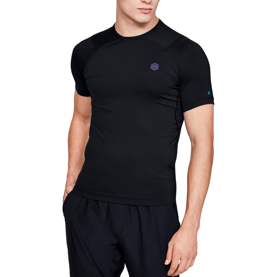 Pánské kompresní triko Under Armour HeatGear Rush Compression SS  Black  XL