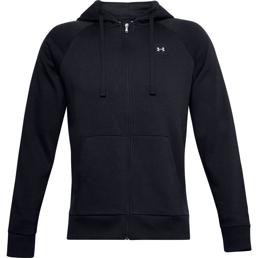 Pánská mikina Under Armour Rival Fleece FZ Hoodie Black - S