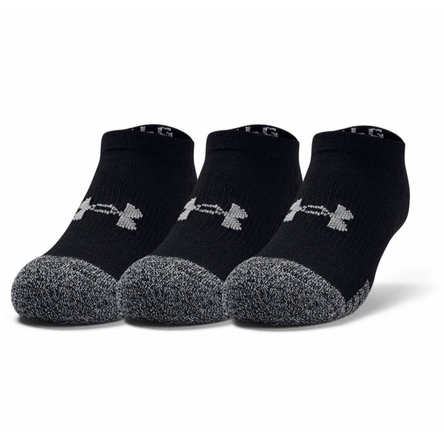 Dětské kotníkové ponožky Under Armour Youth Heatgear NS 3 páry Black - YL (31,5-36)