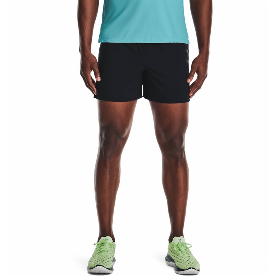 Levně Pánské kraťasy Under Armour SpeedPocket 5'' Short Black S