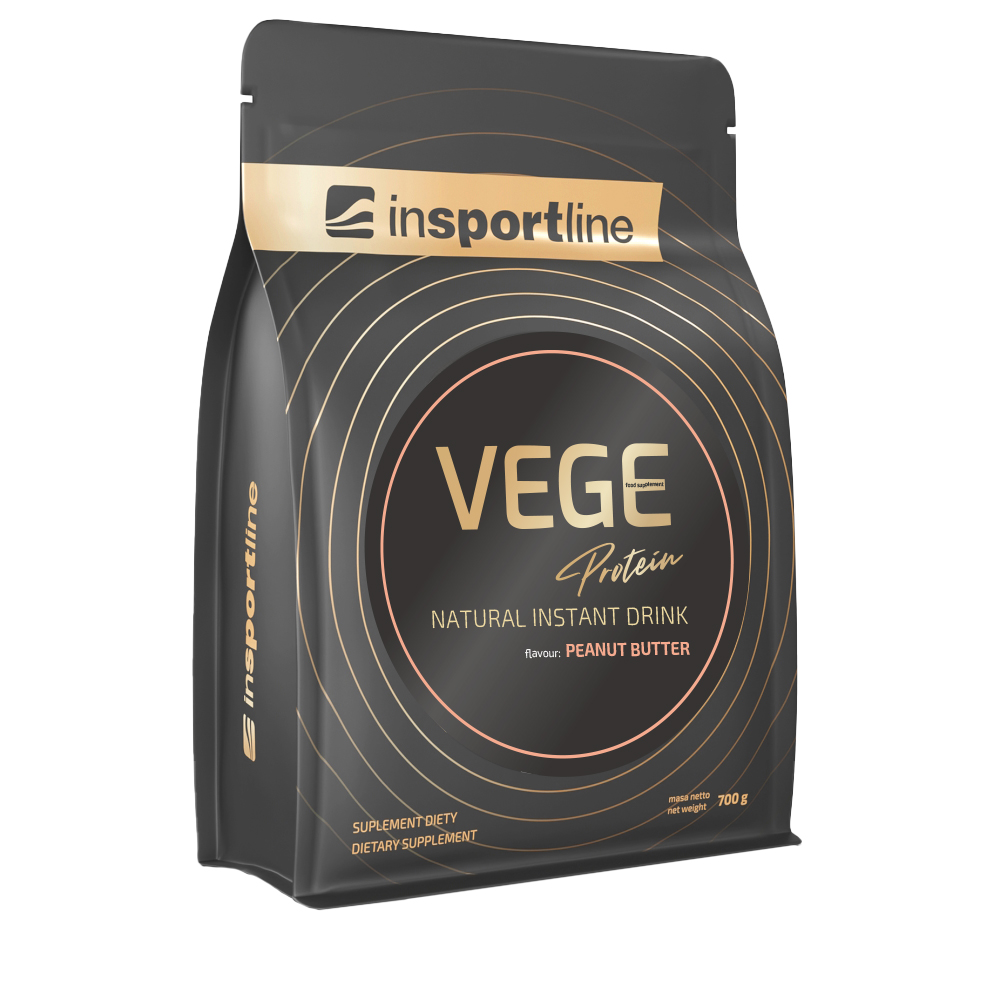 Protein inSPORTline VEGE 700g arašídové máslo