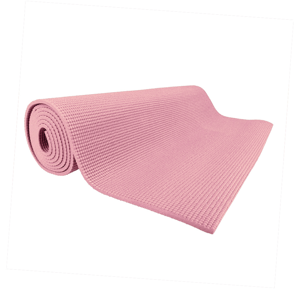 Levně Karimatka inSPORTline Yoga 173x60x0,5 cm růžová