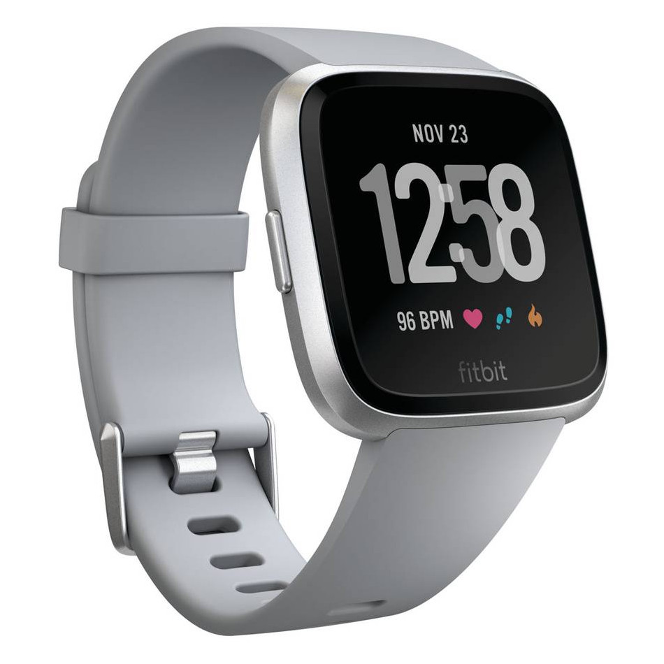 Chytré hodinky Fitbit Versa Gray/Silver Aluminum