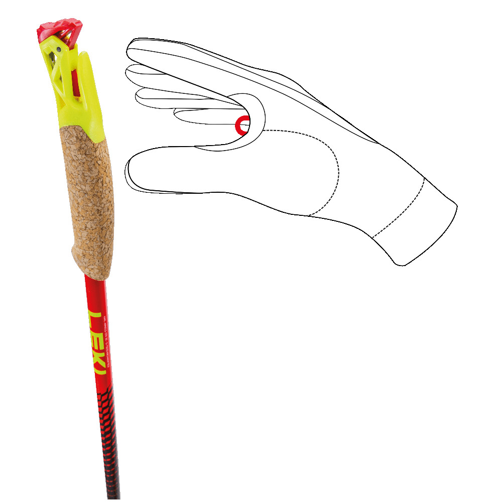 Trail running hole LEKI Vertical K 023 135 cm - Obrázek 5