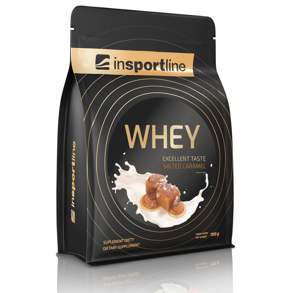 Doplněk stravy inSPORTline WHEY Protein 700g  slaný karamel