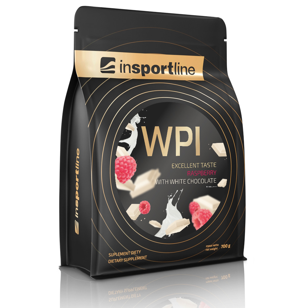 Doplněk stravy inSPORTline WPI Protein 700g malina s bílou čokoládou