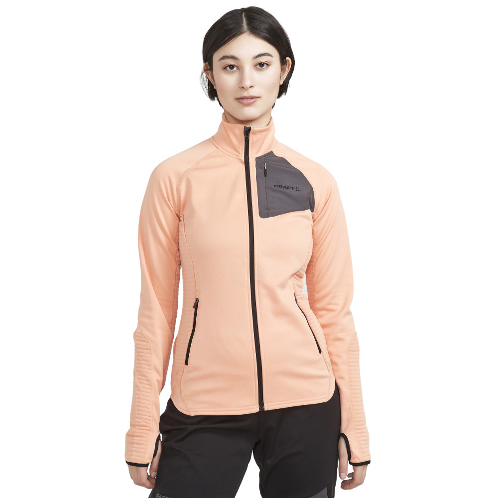 Dámská mikina CRAFT ADV Tech Fleece Thermal W oranžová - S