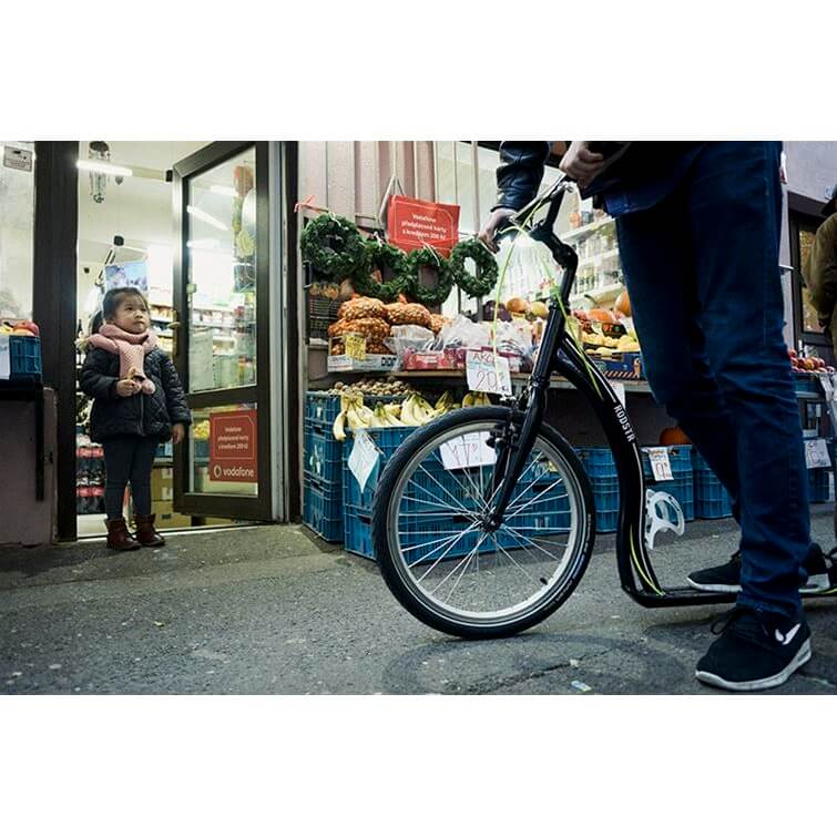 Koloběžka Yedoo Rodstr 20/16" černo-bílá - Obrázek 7