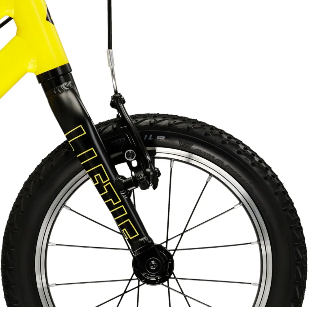 Ultra lehké dětské kolo Kross Liftie 14" Gen 009 7" (95-110 cm) žlutá/černá/mat (obrázek 5)