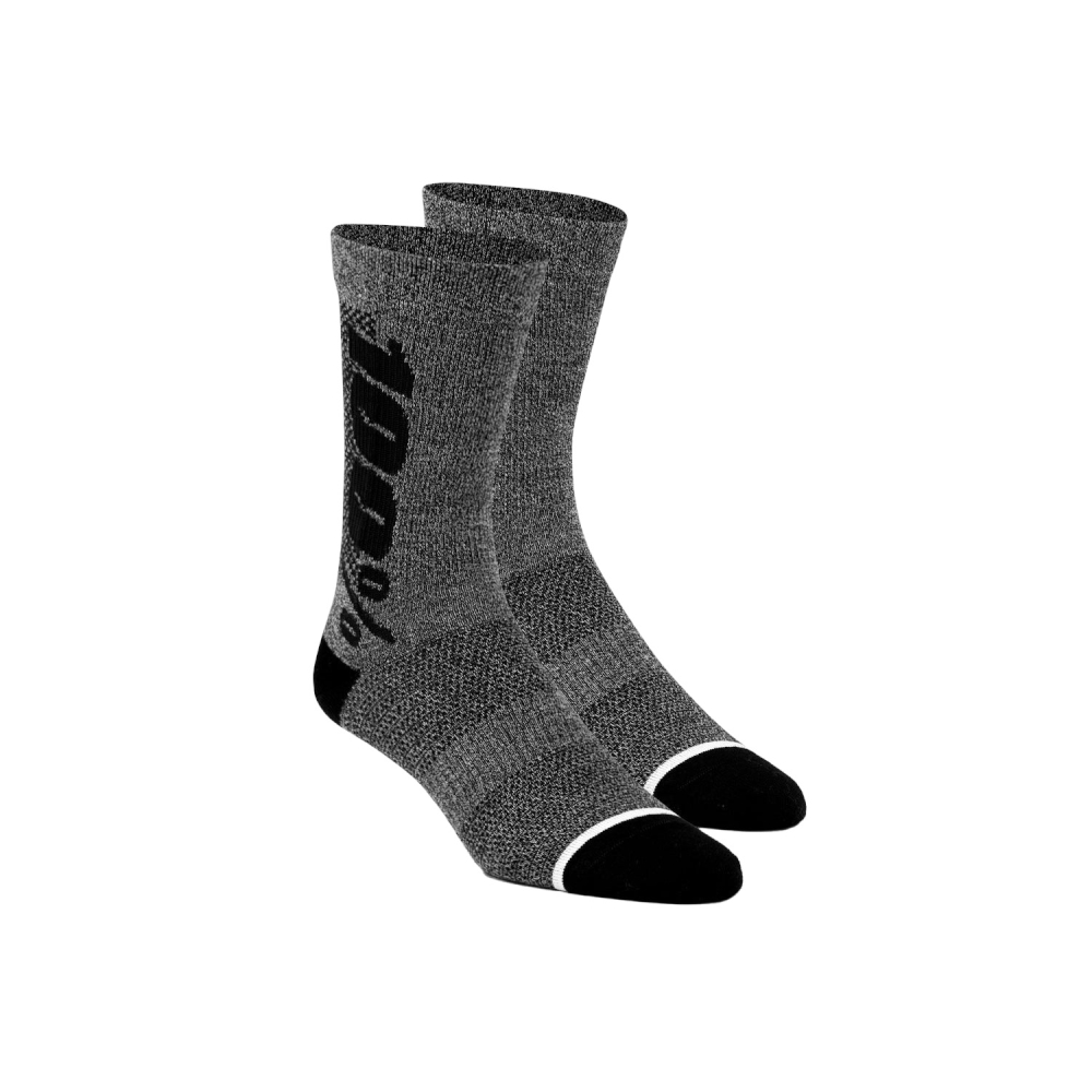 Merino ponožky 100% Rythym šedé  L/XL (42-46)
