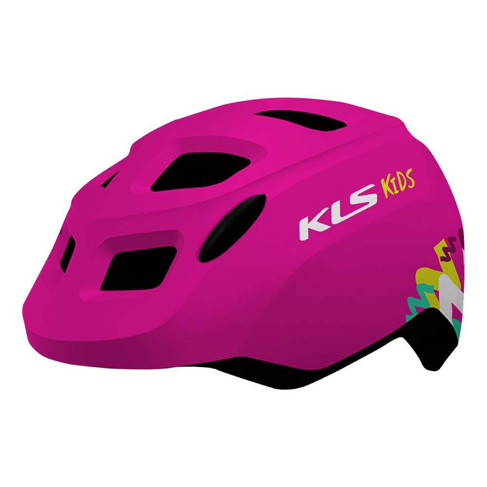 Dětská cyklo přilba Kellys Zigzag 022 Pink - S (50-55)