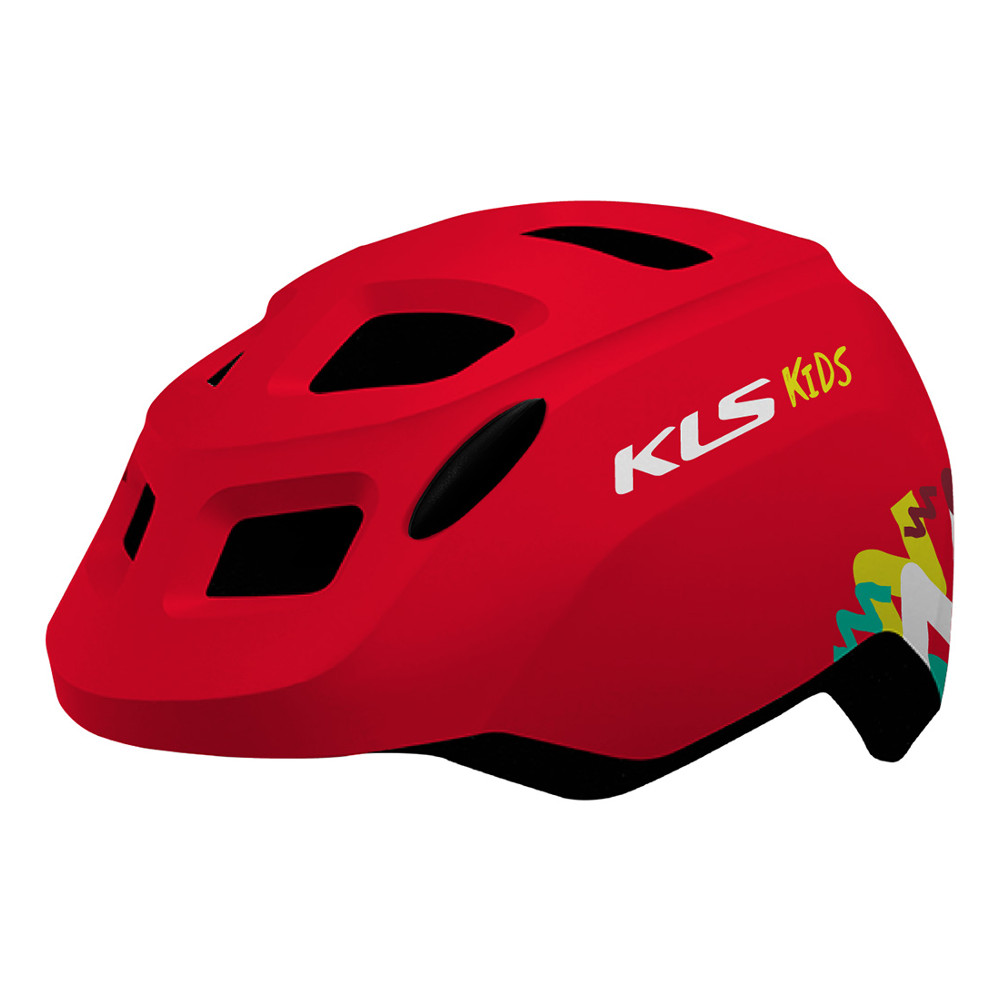 Dětská cyklo přilba Kellys Zigzag 022 Red - S (50-55)