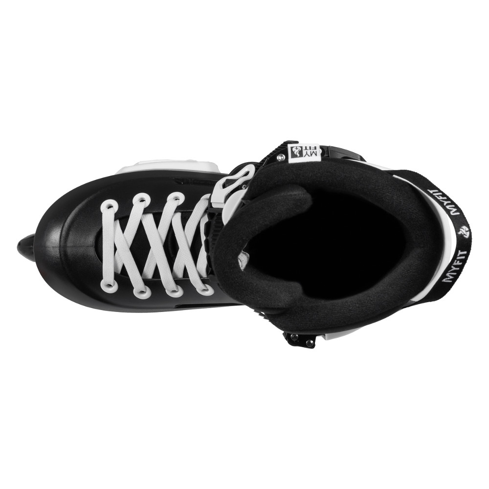 Kolečkové brusle Powerslide Zoom Pro Black 80 Trinity 39/40 - Obrázek 3
