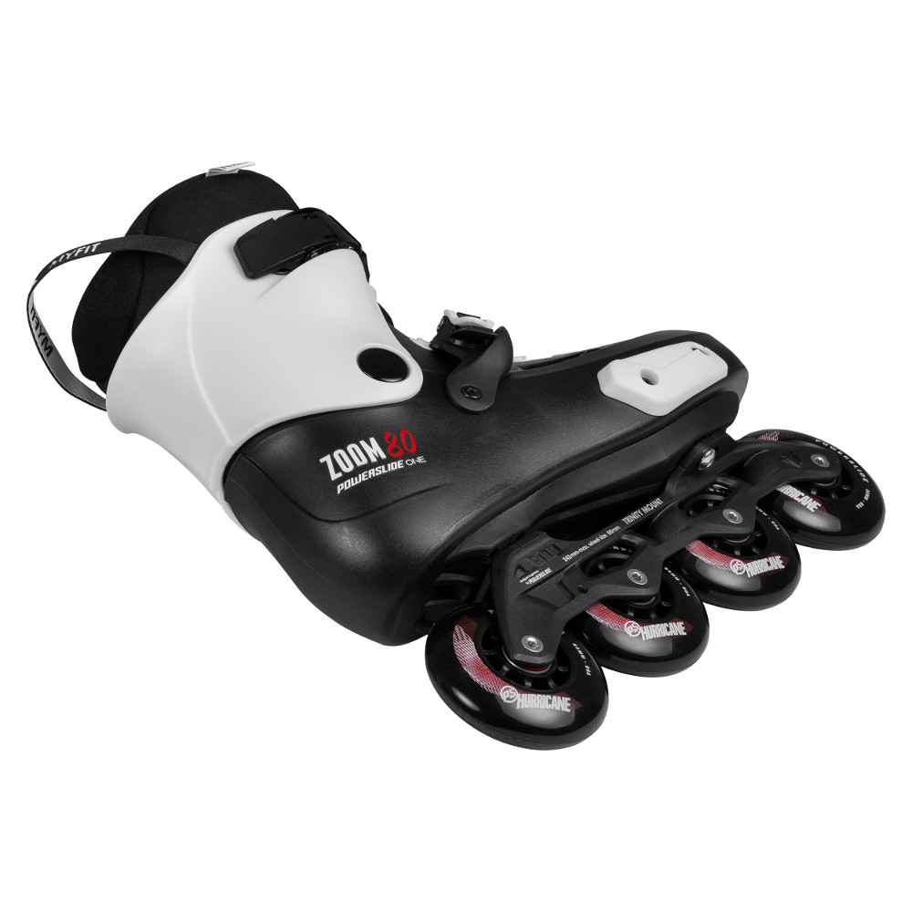 Kolečkové brusle Powerslide Zoom Pro Black 80 Trinity 39/40 - Obrázek 4