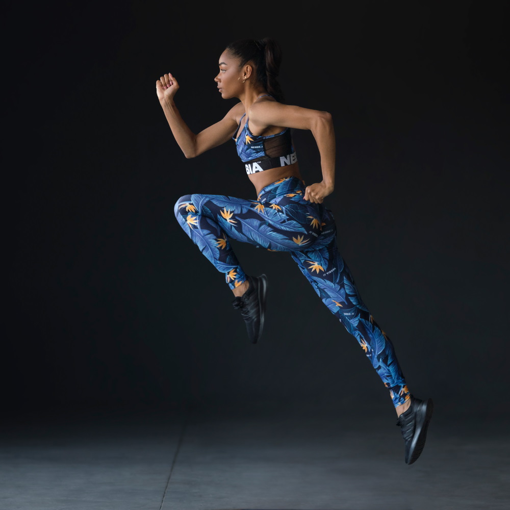 Dámské legíny Nebbia High Waist Ocean Power 561 Ocean Blue XS - Obrázek 5