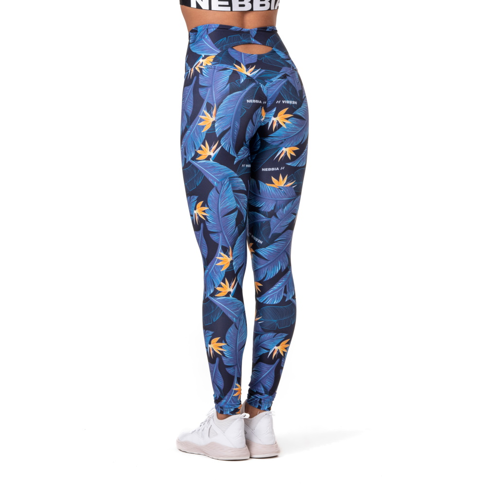 Dámské legíny Nebbia High Waist Ocean Power 561 Ocean Blue XS - Obrázek 2