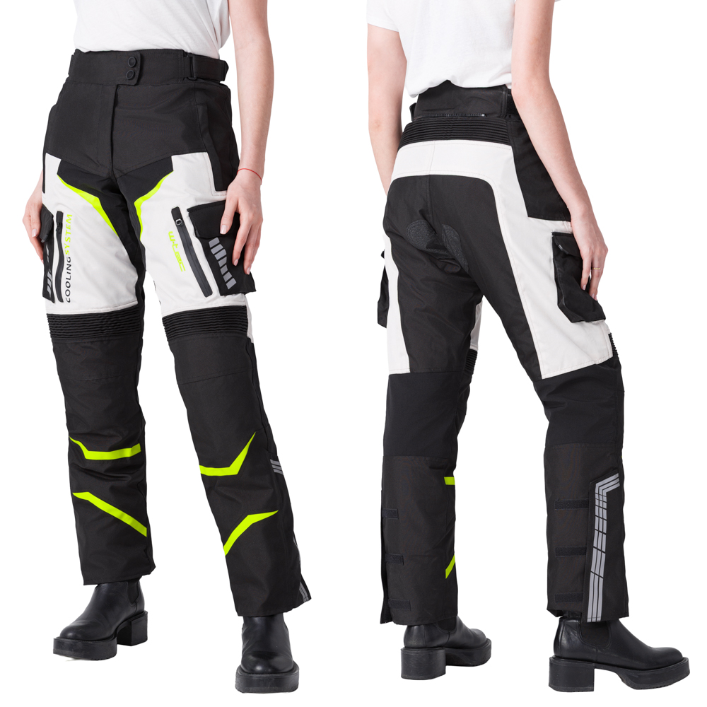 Dámské moto kalhoty W-TEC Warao Lady černo-modrá S (obrázek 6)