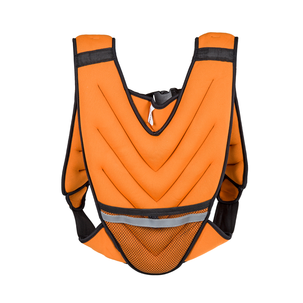 Zátěžová vesta inSPORTline Klaper 5 kg  oranžová