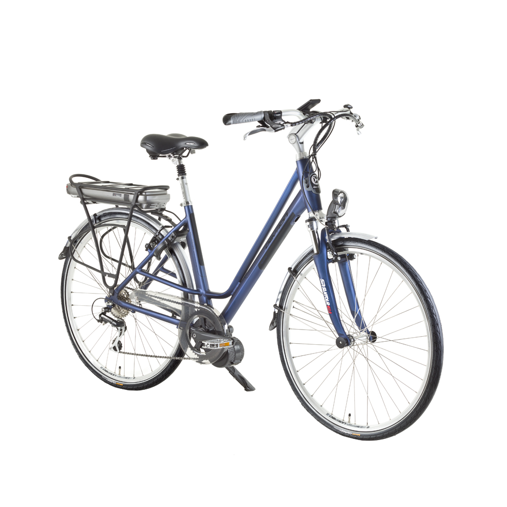 Městské elektrokolo Devron Wellington 28024 - model 2015 modro-černá - 21" - Záruka 10 let