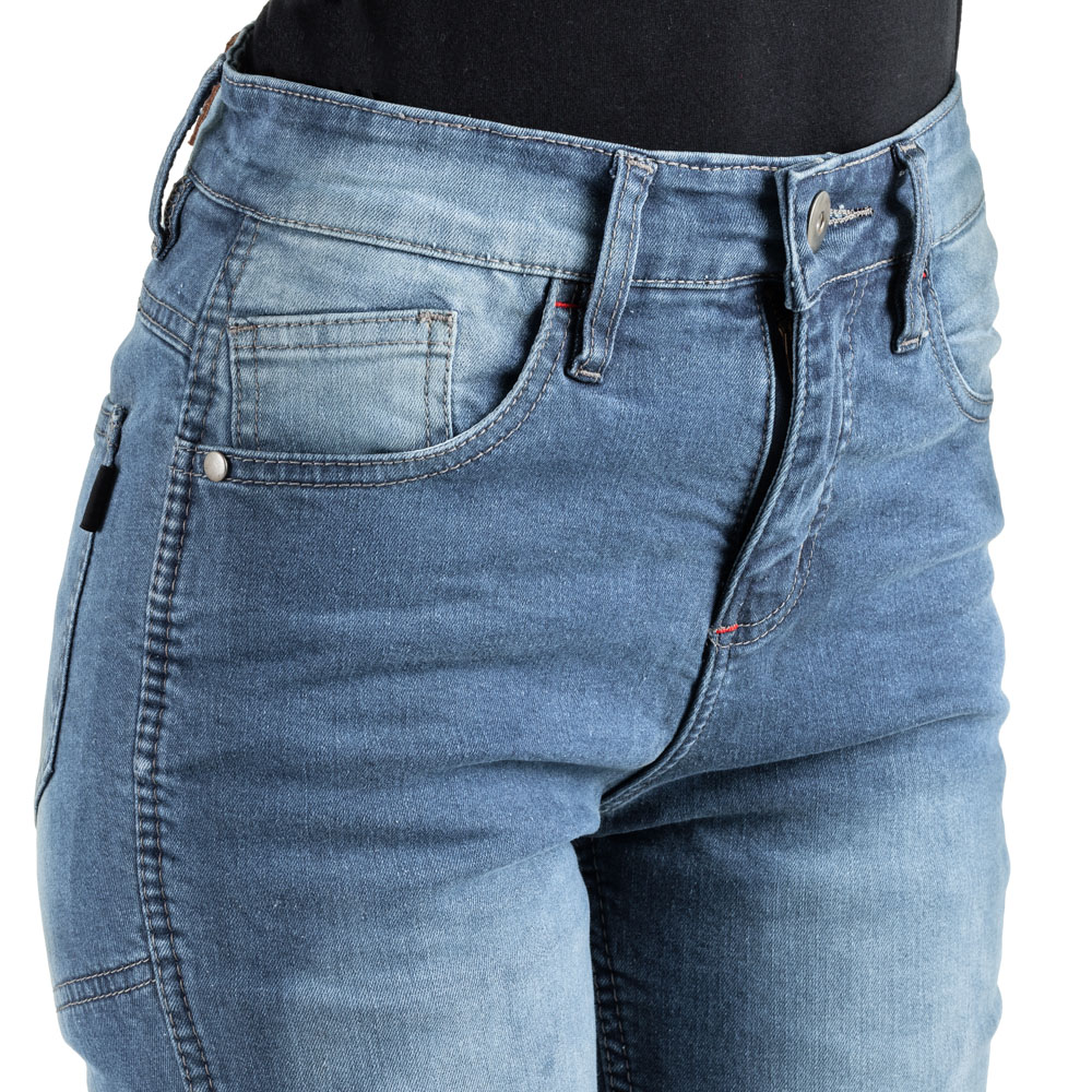 Dámské moto jeansy W-TEC Lustipa modrá M (obrázek 3)