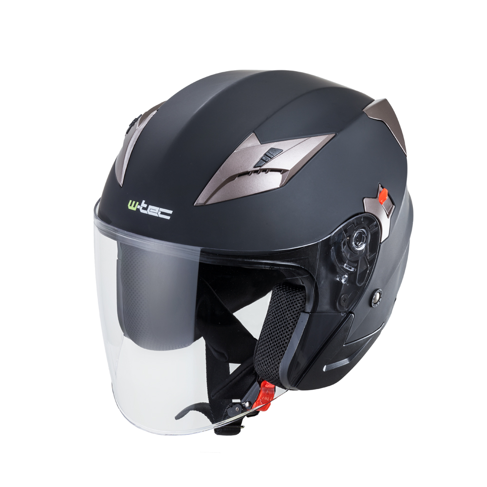 Moto přilba W-TEC YM-627 Matt Black-Bronze XL (61-62) - Obrázek 3