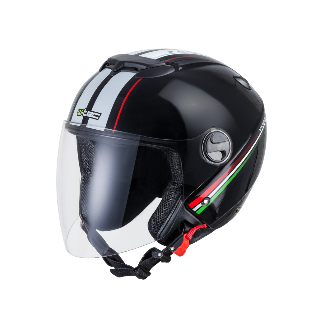 Moto přilba W-TEC YM-617 Corsa Black - S (55-56)