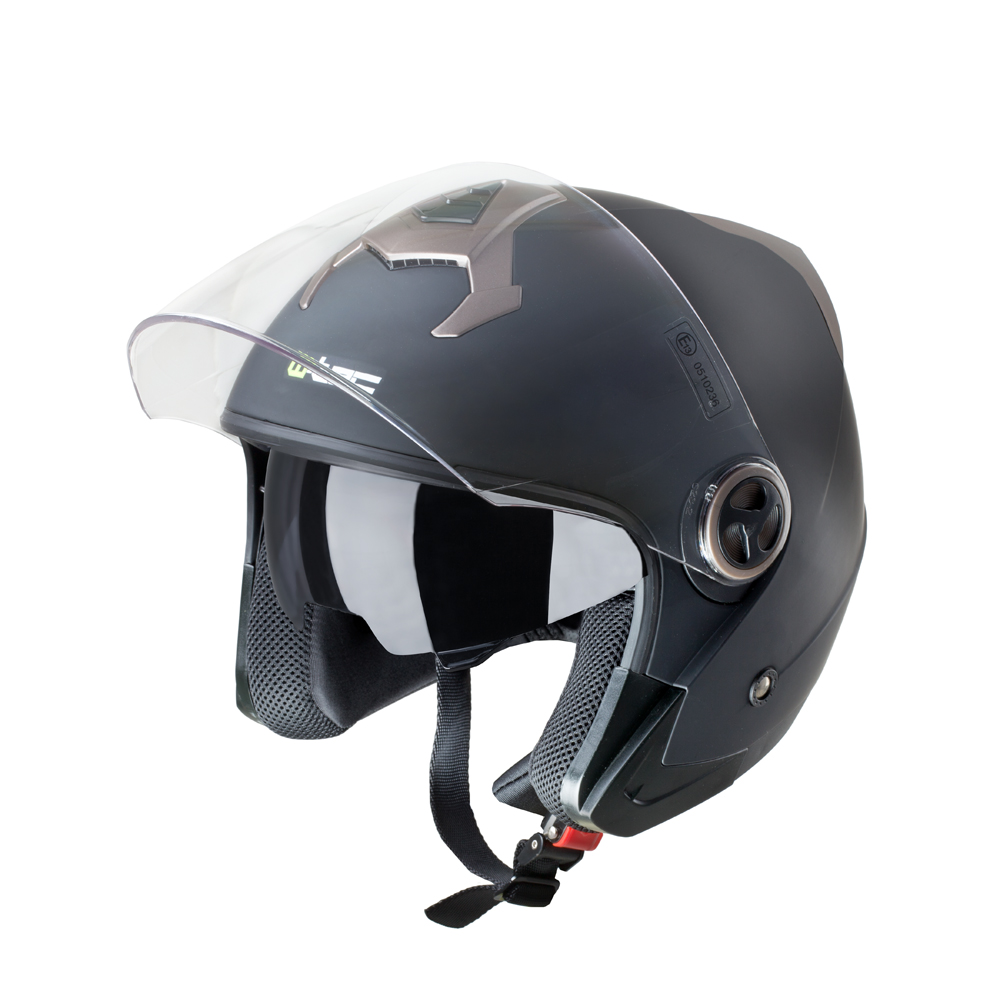 Moto přilba W-TEC YM-623 Matt Black-Bronze - M (57-58)