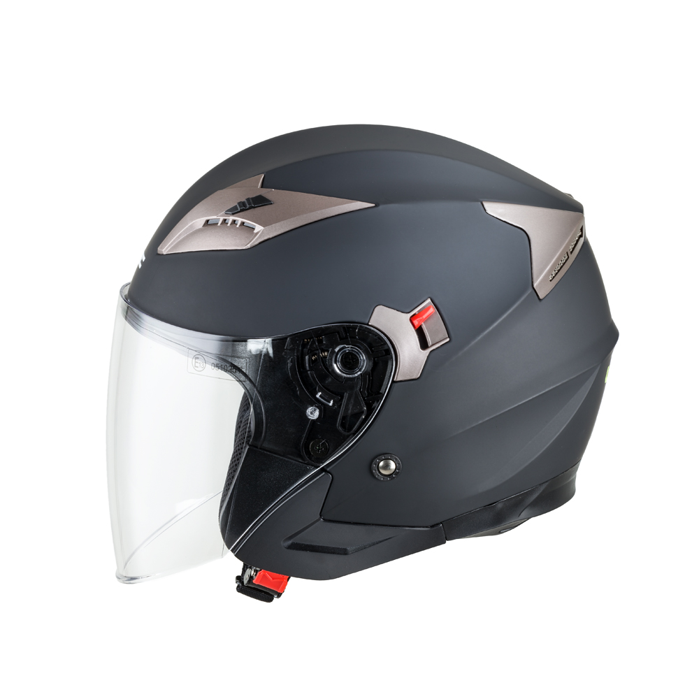 Moto přilba W-TEC YM-627 Matt Black-Bronze XL (61-62) - Obrázek 6