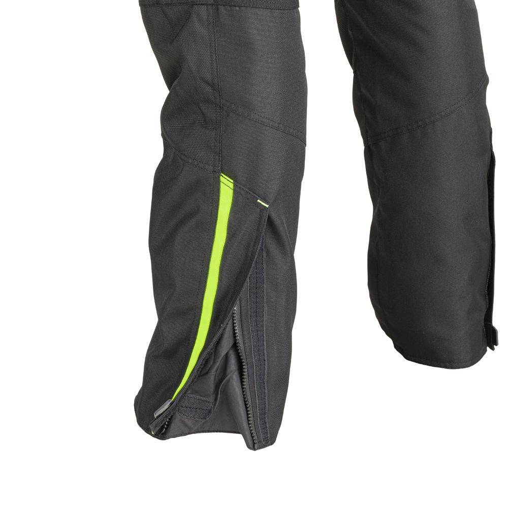Dámské moto kalhoty W-TEC Spirital Lady černá-fluo žlutá M (obrázek 7)