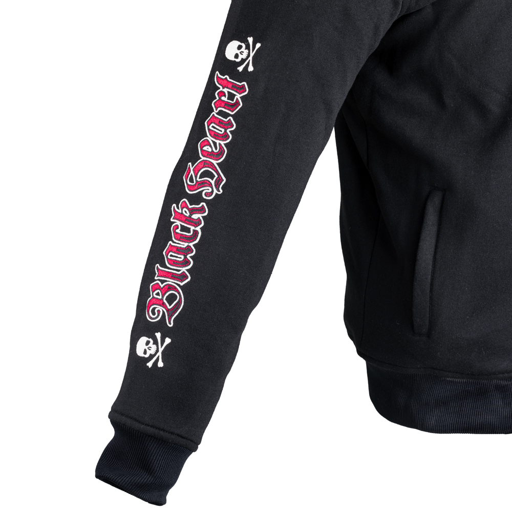 Pánská mikina W-TEC Black Heart Vintage Iron Hoodie černá 4XL (obrázek 8)