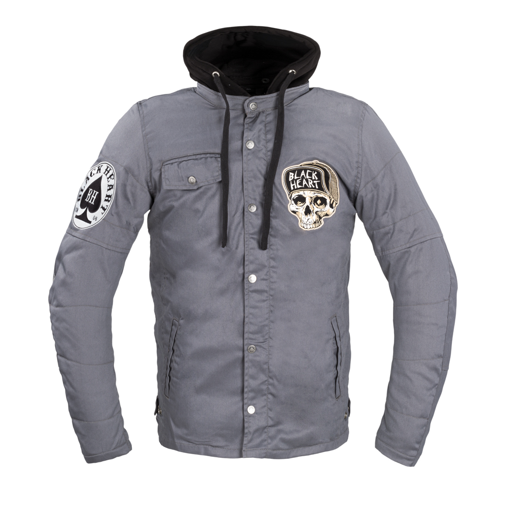 Pánská bunda W-TEC Black Heart Garage Built Jacket tmavě šedá - 3XL