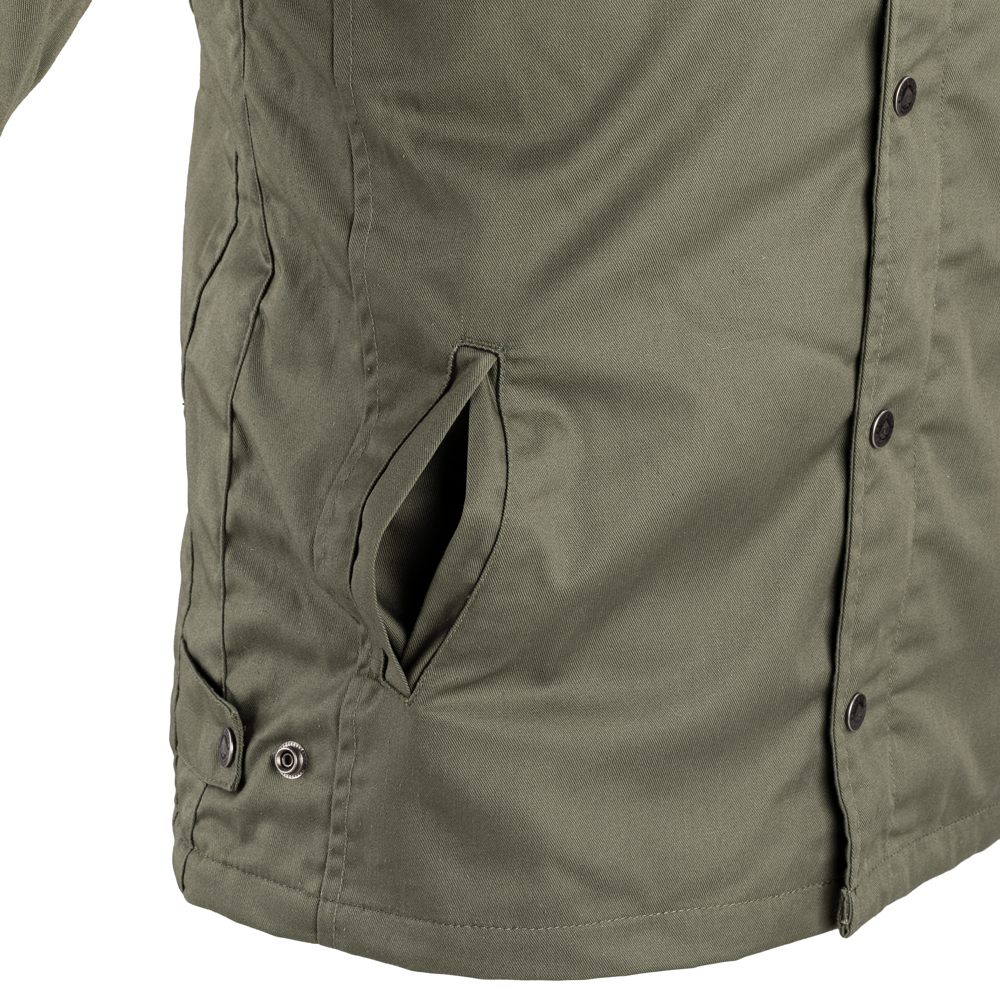 Pánská bunda W-TEC Black Heart Khaki Jacket s aramidem Hat Skull XXL - Obrázek 7