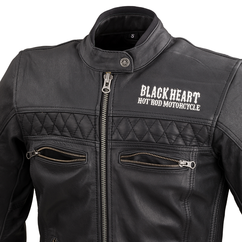 Dámská kožená moto bunda W-TEC Black Heart Raptura černá M (obrázek 10)