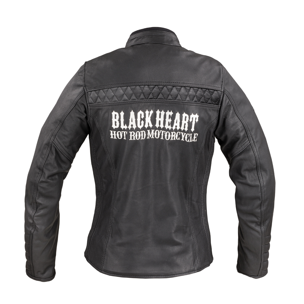 Dámská kožená moto bunda W-TEC Black Heart Raptura černá XL - Obrázek 3