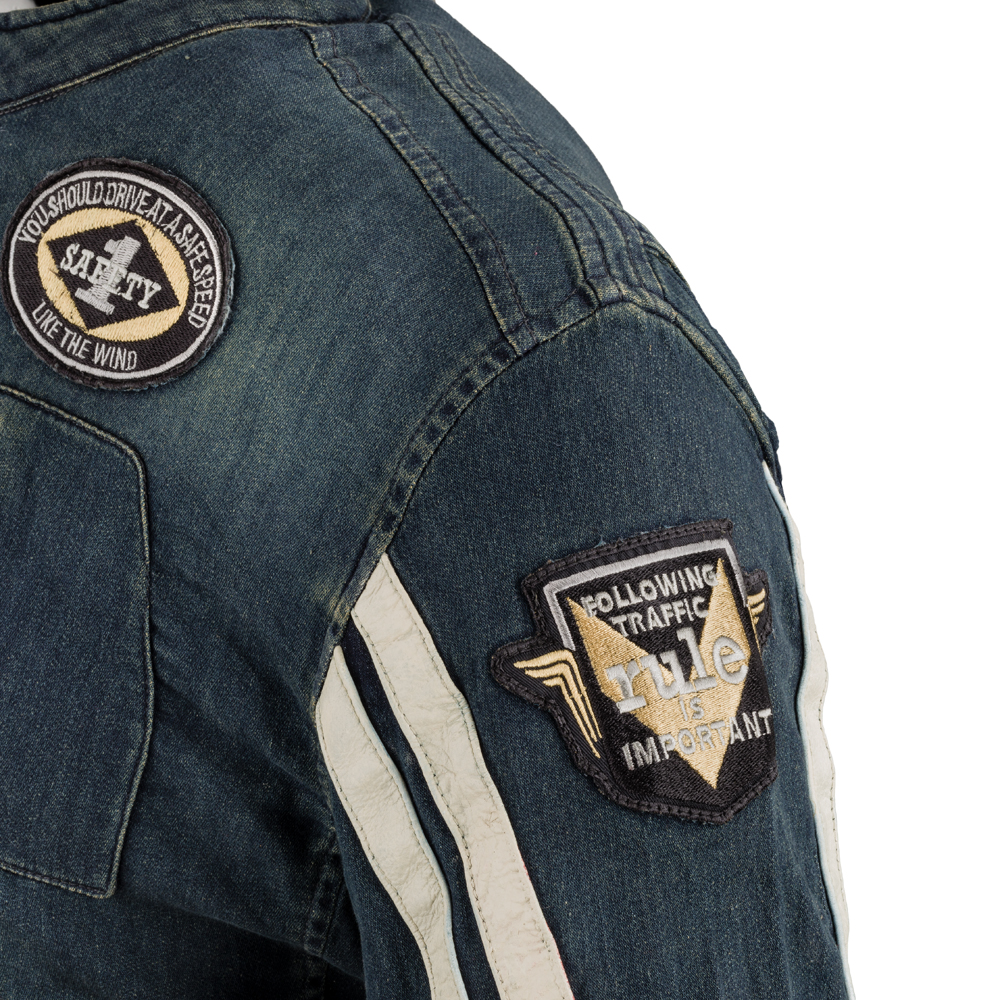 Pánská moto bunda W-TEC Wildone modrá L (obrázek 11)