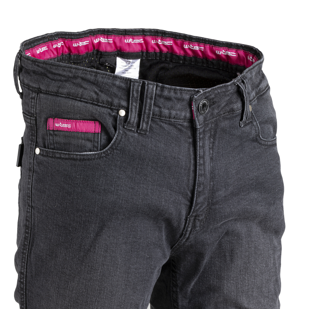 Dámské moto džíny W-TEC Leonarda černá 4XL - Obrázek 7