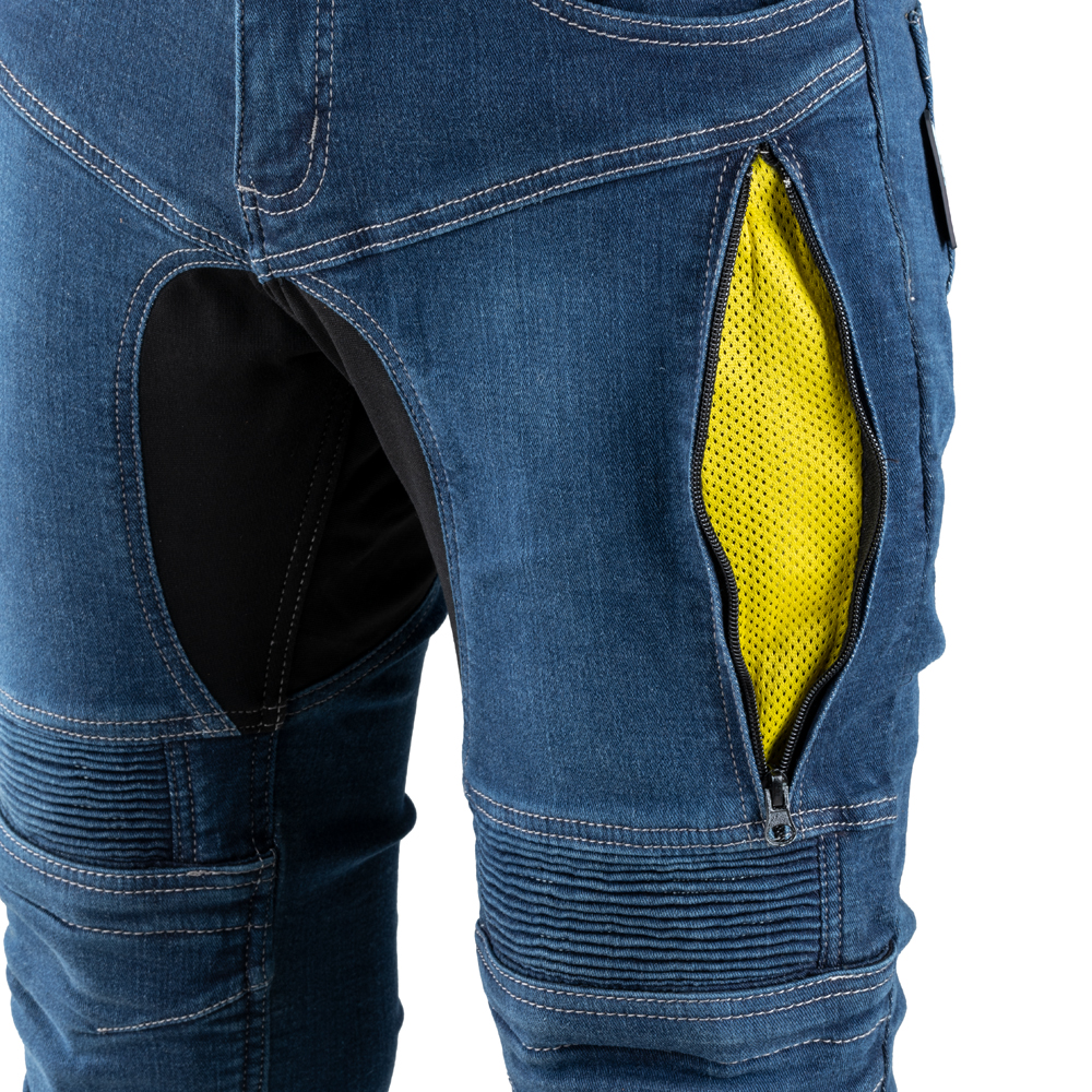 Dámské moto jeansy W-TEC Biterillo Lady modrá M - Obrázek 6