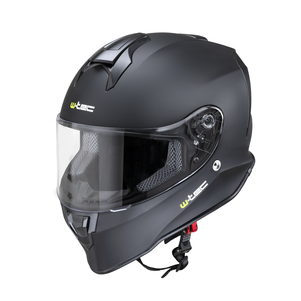 Moto přilba W-TEC Integra Solid  Matt Black  L (59-60) - Matt Black