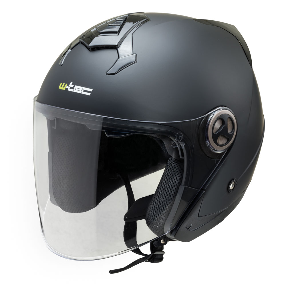 Moto přilba W-TEC YM-623  Pure Matt Black  S (55-56) - Pure Matt Black